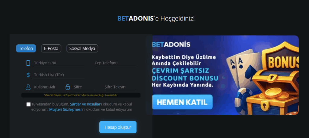 Betadonis Giriş